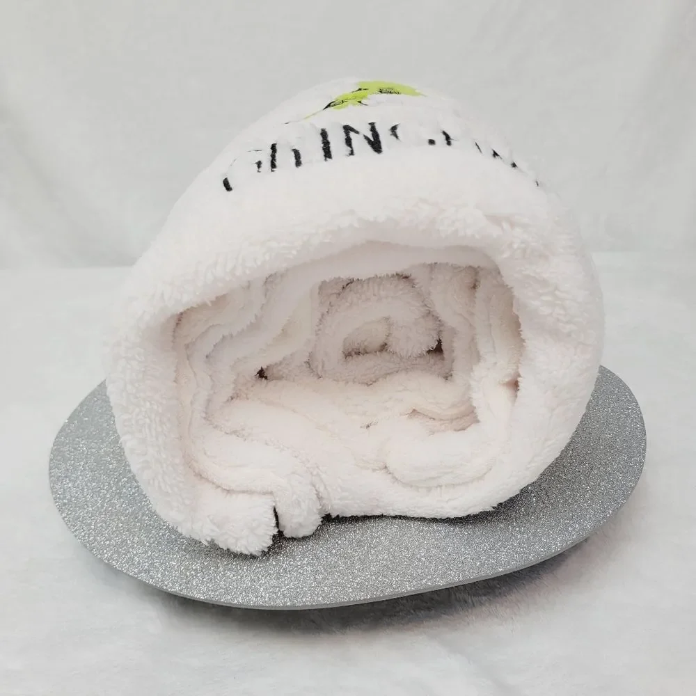 Snowpinions Grinch Merry Grinchmas Throw Blanket Dr Seuss Portable 60 x 45 New